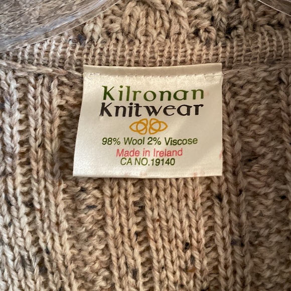 Wool sweater made in Ireland - Picture 3 of 5